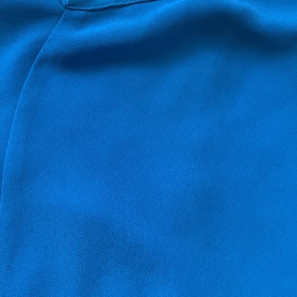 Silence and Noise Tank Top with Keyhole back detail. Cobalt Blue Large - Picture 5 of 6